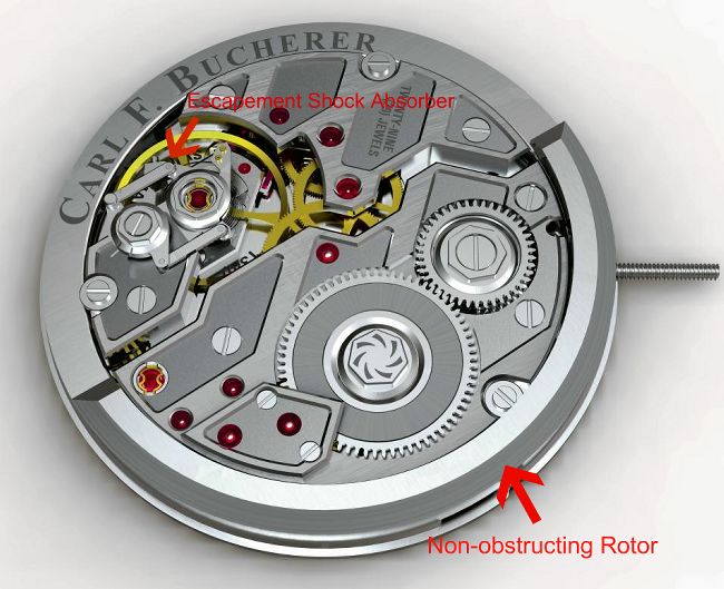 The Techy & Innovative Automatic Caliber CFB A1000 Watch Movement From Carl F Bucherer Watch Snob Replica Watch Releases 