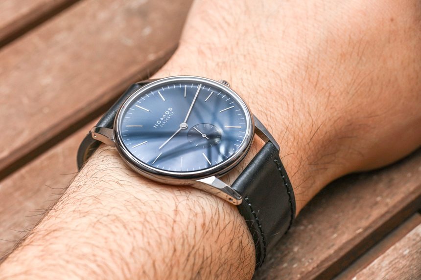 Limited Edition Watch Series:Nomos Orion Midnight With Blue Dial Leather Strap Watches