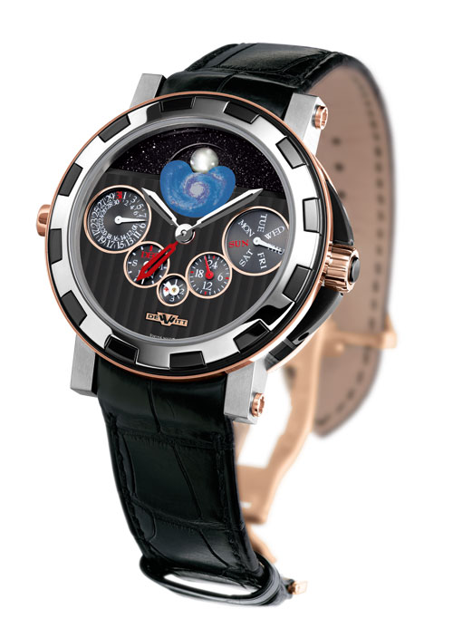 DeWitt Academia Quantieme Perpetuel Nebula GMT Watch Available On James List Replica Trusted Dealers