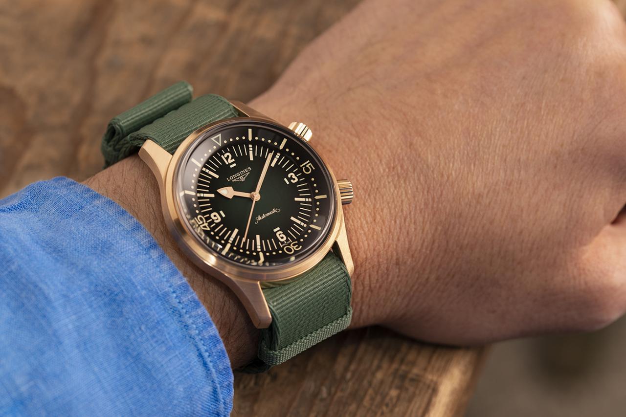 Longines Debuts Legend Diver Watch In Bronze Fake watches
